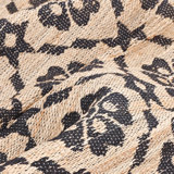 Edith Geometric Area Rug in Black/Brown