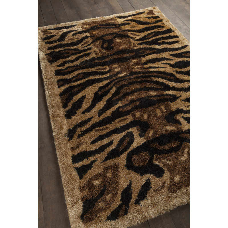Tapis brun / brun clair Baumgarten, Rectangle 7 pi 9 po x 10 pi 6 po