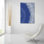  «Agate Geode 2 Navy» par Wild Apple, art mural en verre acrylique, 24 po x 36 po