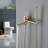 Wall-Mounted 2-Function Bathtub Faucet With Hand Shower And Rotatable Spout-112291754