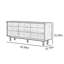 Commode d'appoint simple noyer noir-1114841860