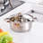 MALACASA Dylan 7 Pieces Stainless Steel Non Stick Cookware Set