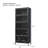 78.75'' Tall Iron Display Cabinet With Glass Doors
