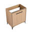 Base de meuble-lavabo de 30 pouces avec rangement spacieux et structure en bois d'ingénierie durable pour les salles de bain modernes.-1749344714