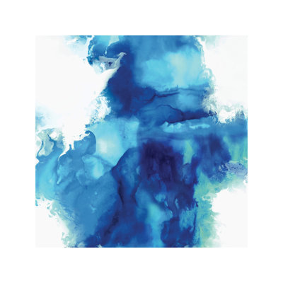 Ascending In Blue I by Daniela Hudson - Wrapped Canvas Print