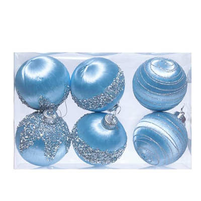12PCS Christmas Tree Ball Ornament Set, 6Cm Ornaments For Christmas Tree
