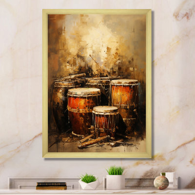 " Drum Drama Earthy Brown "