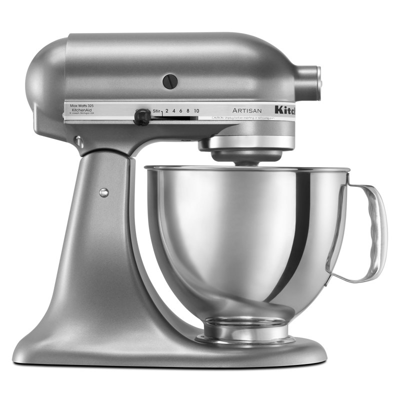 Batteur sur socle inclinable de 5 pintes avec bol de 3 pintes Value, Contour argenté