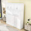 Lit escamotable en bois avec armoires Ludgero-600238128-600238129