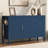 Amarilys 55.1'' Modern Wave-Pattern Buffet Cabinet Sideboard With 3 Drawers-1330066922