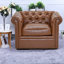 Fauteuil club pivotant Chesterfield