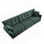 Canapé 3 places avec 2 repose-pieds-595198826