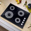 Cosmo 24 in. Electric Ceramic Glass Cooktop with 4 Elements, Dual Zone Element, Hot Surface Indicator Light and Control Knobs