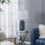 Lampe de table en verre Ellis D16,9 po x H 28 po