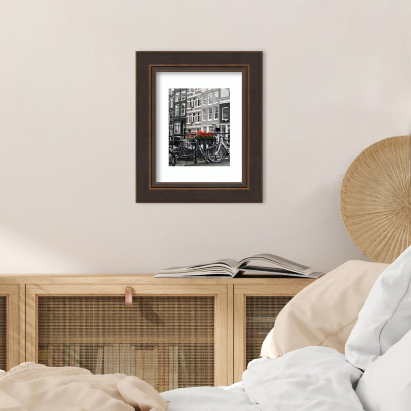 Cadre photo simple en bois Pruitt, 8 po x 10 po