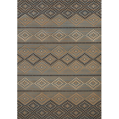 Tapis noir / gris Frida