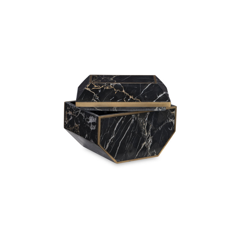 Handmade Decorative Box, 5" H x 7" W x 5" D