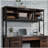 Hutch with Barrister Door, Brown finish