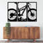 Vélo de montagne, art mural en métal 3 pièces - ensemble de décor de sport cycliste - suspension murale aventure en plein air - silhouette de vélo de montagne - sculpture industrielle en métal rustique - décor de garage de gymnastique à la maison moderne - pièces d'art remarquables-1269078288-1269078300