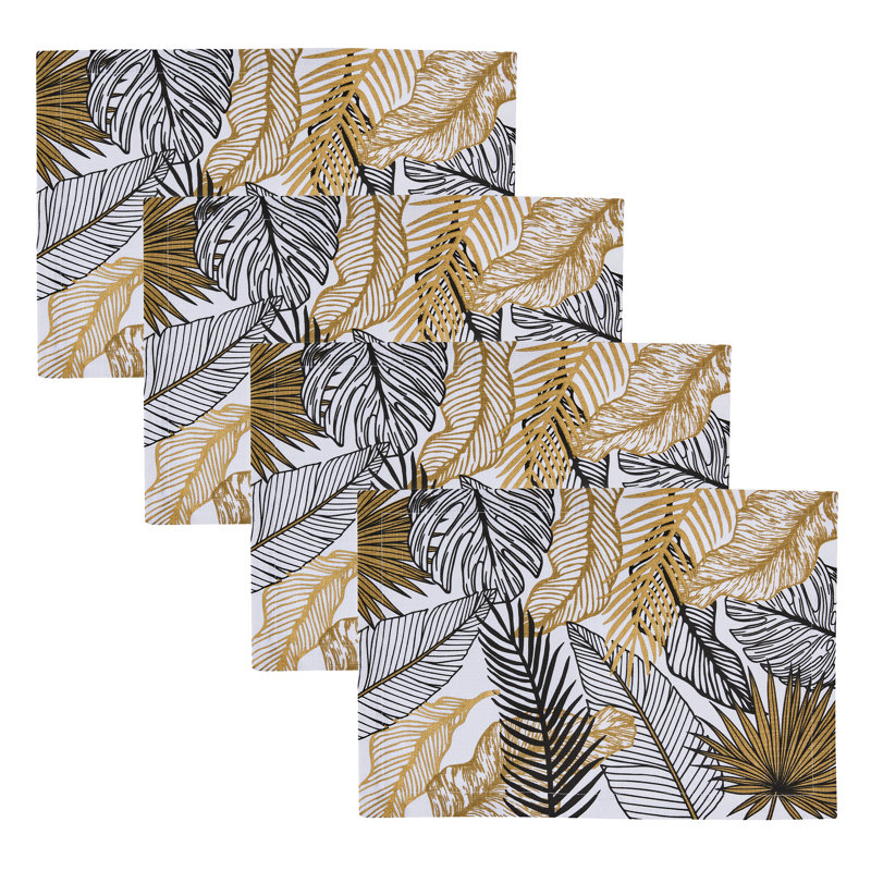  Ensemble de 4 napperons Touch of Gold