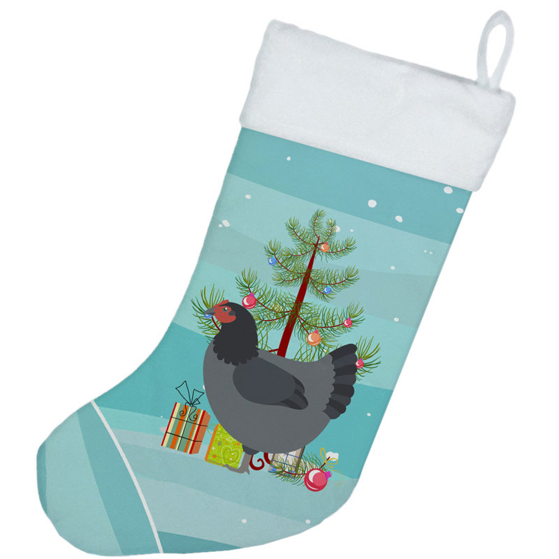 Chaussette de noël noël géante en jersey