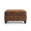Repose-pieds capitonné avec repose-pieds avec pieds tournés Camberley Mid-Century-133703458