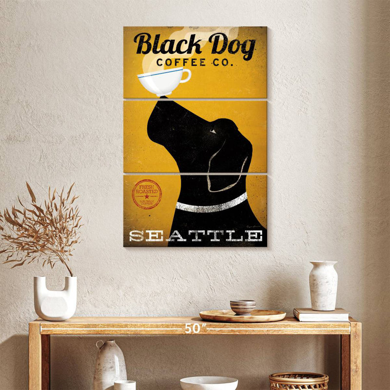 Brampt Black Dog Coffee Co Seattle, 38" H x 24" W