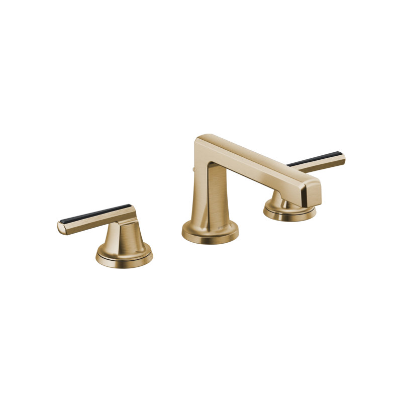 Levoir® Two-Handle Wall Mount Lavatory Faucet, Polished Chrome, Low Lever Handle, 1.5