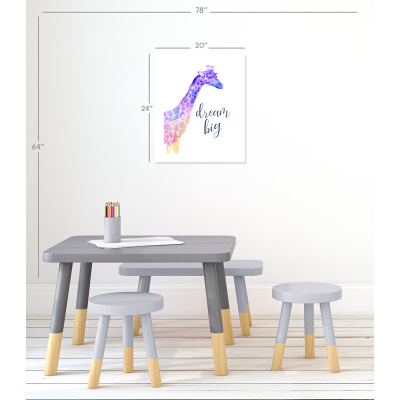 Impression sur papier Rolled Dream Big, H 24 po x l 20 po x P 1 po