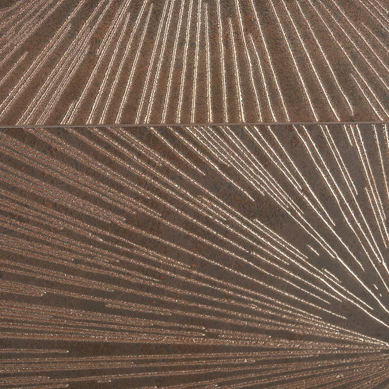 Twilight 12X48 Metal Look Porcelain Tile, Star Copper