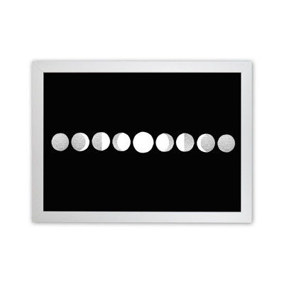 Moon Cycle Line 1 Piece Wall Art