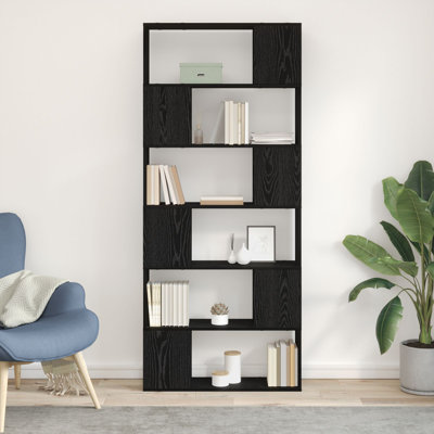 Book Shelf Black Oak 24Cm Engineered Wood