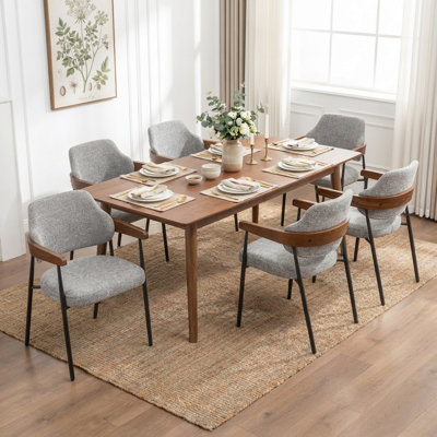 Chaise de salle à manger rembourrée Devane