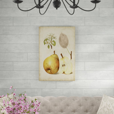 «Harvest Pears II», peinture sur toile