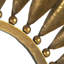 Cadence Sunburst Metal Wall Mirror