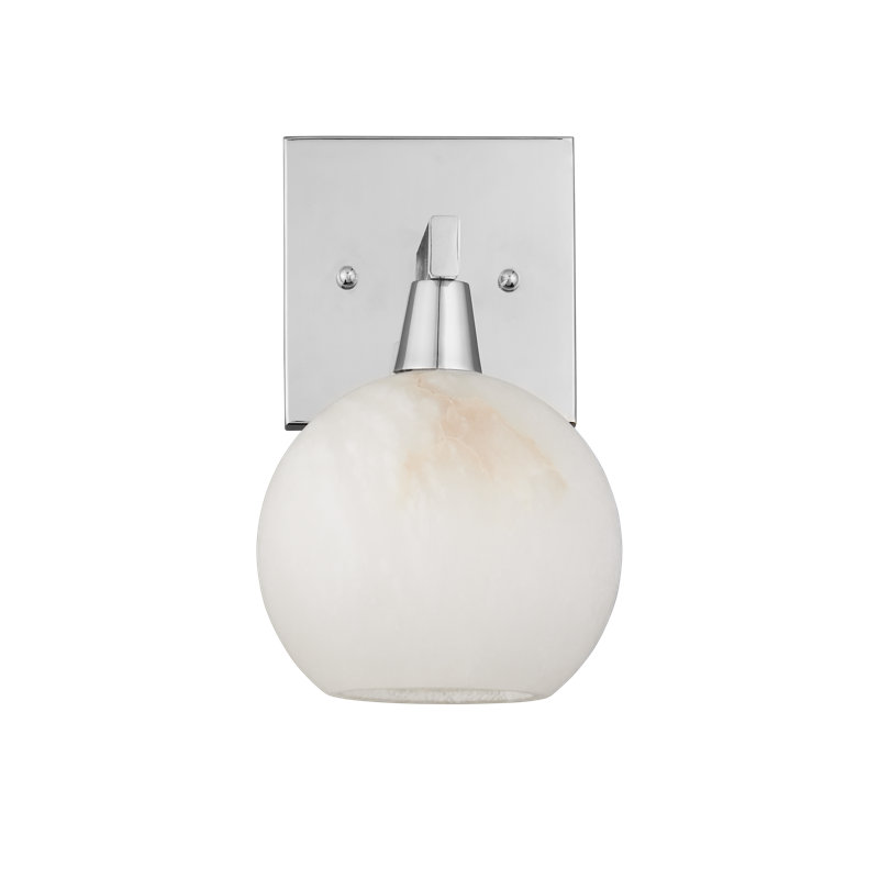 Applique murale de salle de bain Bombelles, Nickel poli