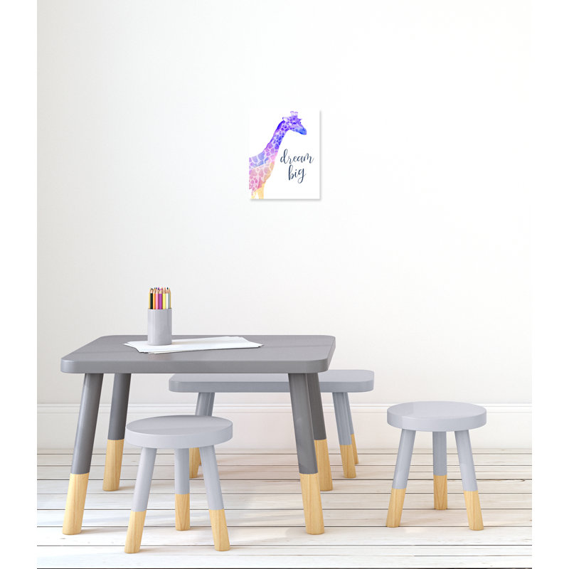 «Dream Big», art sur toile, H 14 po x l 11 po x P 1,5 po