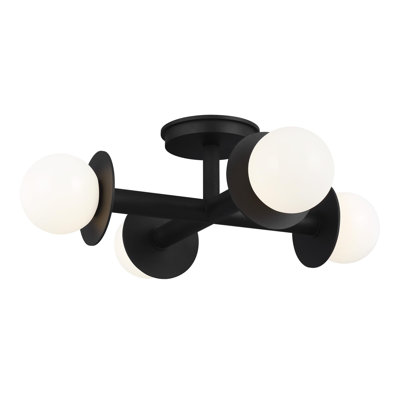 Nodes 4 - Light Semi Flush Mount