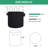 9.8″ 5-Gallon Fabric Grow Bag – Reusable Black Aeration Plant Pot for Vegetables, Herbs, Flowers, and Root Plants-324914764