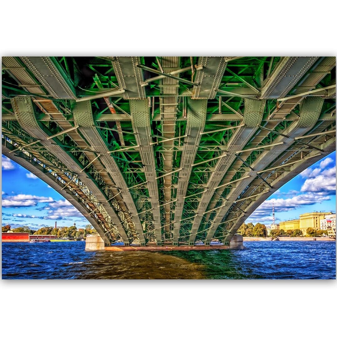 Leinwandbild Unter der Eisernen Brücke