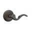 Cortina Wave/Drop Keyed (Entry) Door Lever with Round Rosette-104660529-104660540