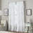 Flounced Curtain Panel, 84-Inch, White