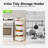4-Tier Rotating Storage Rack Food Storage Container