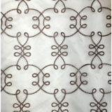 Metallic Embroidered Sheer | Uptown Fabric_UPTOWN