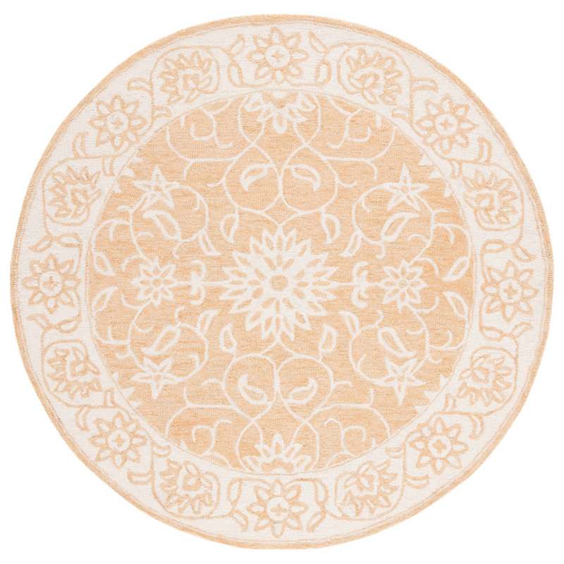 Tapis Jardin / Ivoire Jardin 601, Rond 6 pi