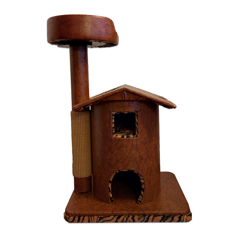 Habitation pour chat 41 "Queens's Kastle, Brun foncé