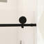 54 po X P 76 po H Porte de douche coulissante sans cadre au fini noir mat-119947173