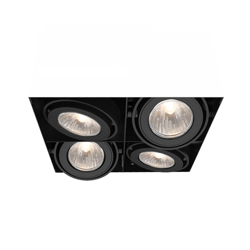 Remodel Recessed Lighting Housing, Black