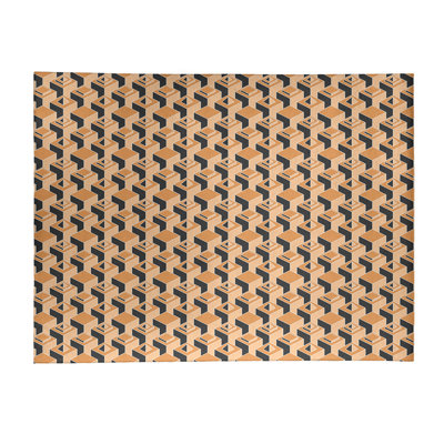 Tapis jaune/noir skyscrapers
