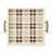 Mocha Tartan Serving Tray